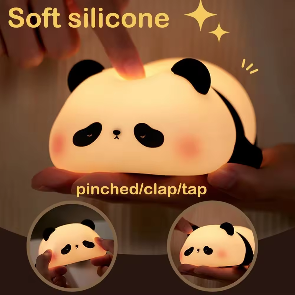 Cute Panda Night Lamp – Baby Shower & Kids Gift
