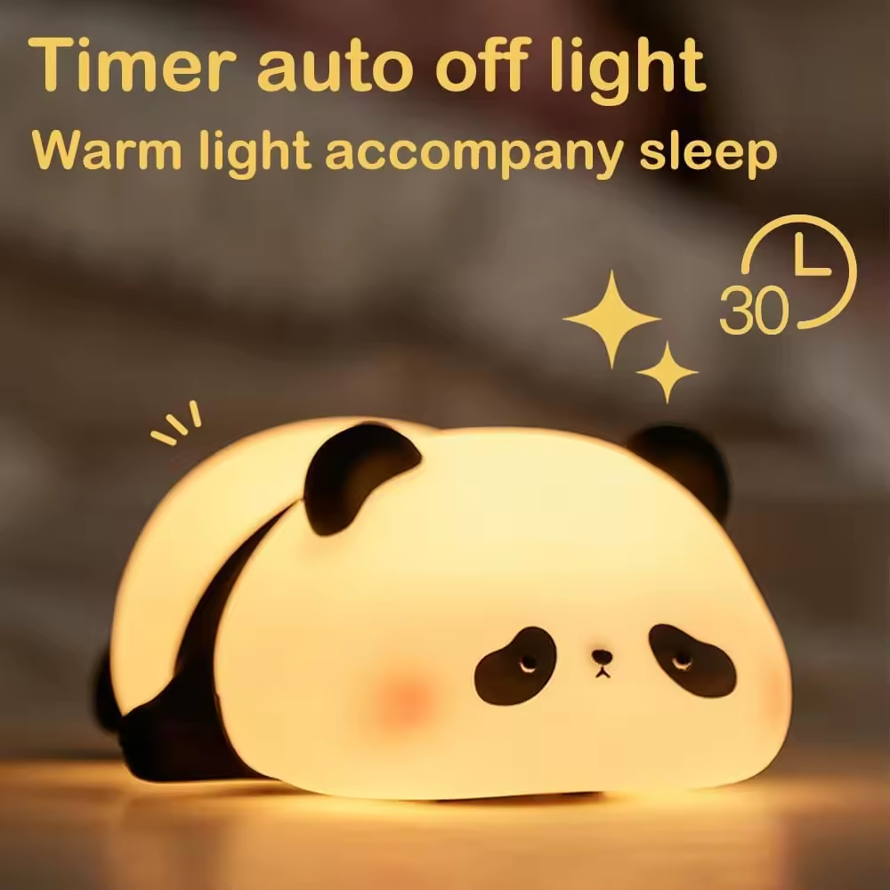 Cute Panda Night Lamp – Baby Shower & Kids Gift