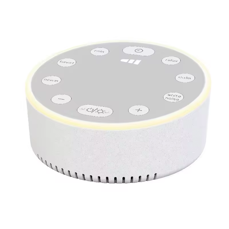 White Noise Sleep Speaker – Sound & Light Sleeping Aid