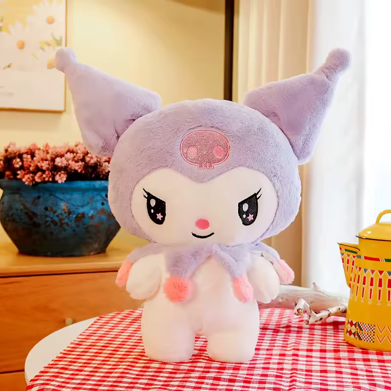 Kawaii Sanrio Plush Toys – Kuromi & My Melody Plushies, Cute Anime Dolls & Birthday Gifts