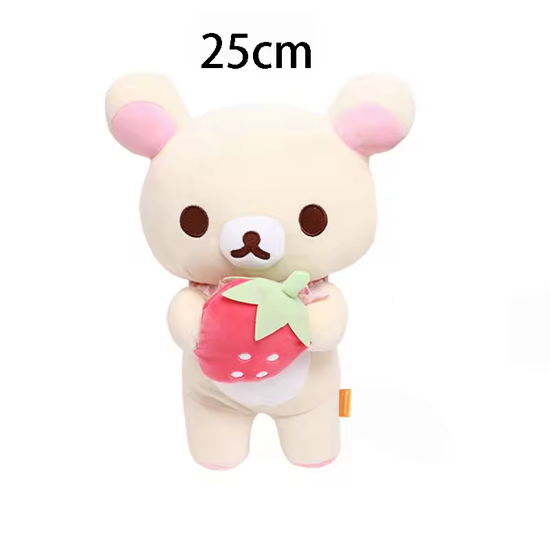 Anime Rilakkuma Plush Doll – Soft Kawaii Bear Toy & Room Decor, Cute Gift for Girls