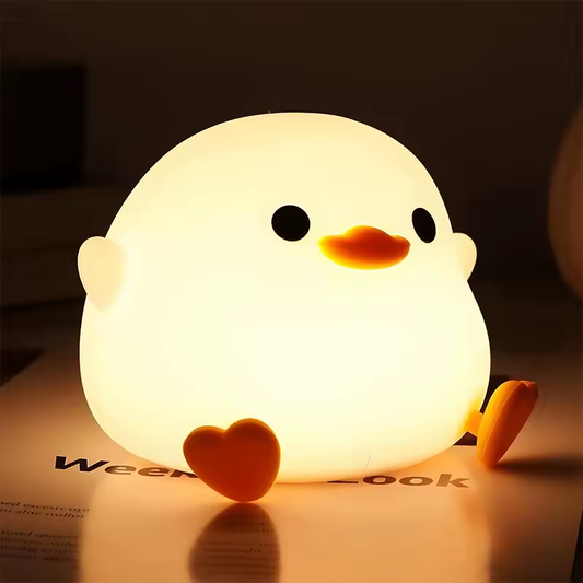 Cute Duck LED Night Light – Dimmable & Rechargeable