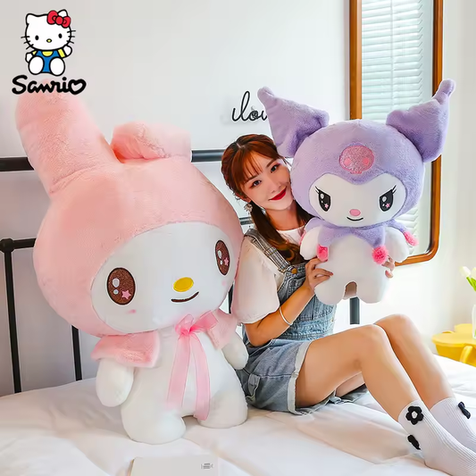 Kawaii Sanrio Plush Toys – Kuromi & My Melody Plushies, Cute Anime Dolls & Birthday Gifts